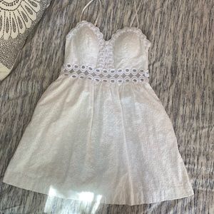 Lilly Pulitzer White Cut Out Ryka Dress